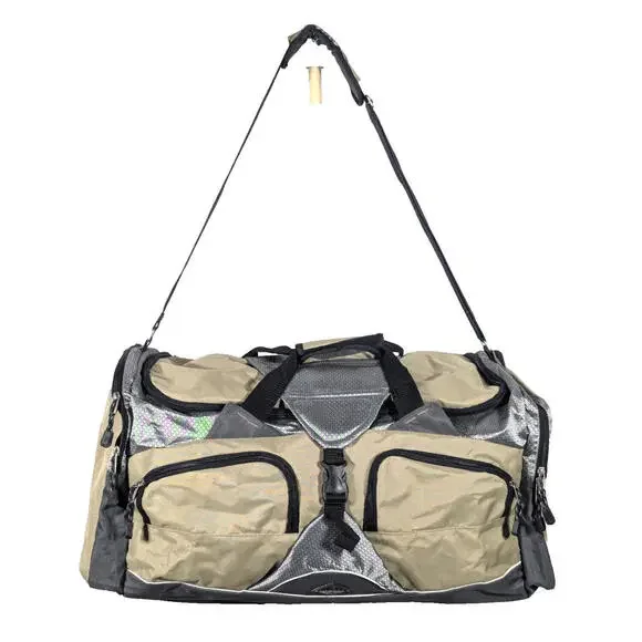 Duffel Bag Med-Large Size Overnight Travel Bag NEW Gym Sport Nylon Reflectors - Picture 2 of 9